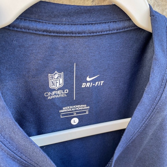 🥑2/$29~Seahawks Nike Dri-FIT NFL Team Shirt~Large - Picture 3 of 6
